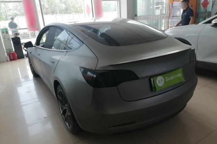 Used Tesla Model 3 2021 Performance High-Performance All-Wheel-Drive Version 3D6 Rear Left 45 Deg