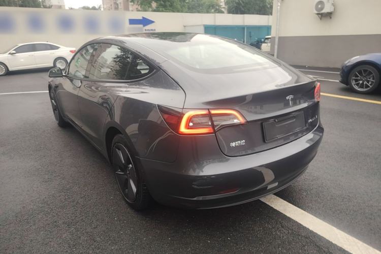 Used Tesla Model 3 2021 Standard Range Rear-Drive Upgraded Version Rear Left 45 Deg