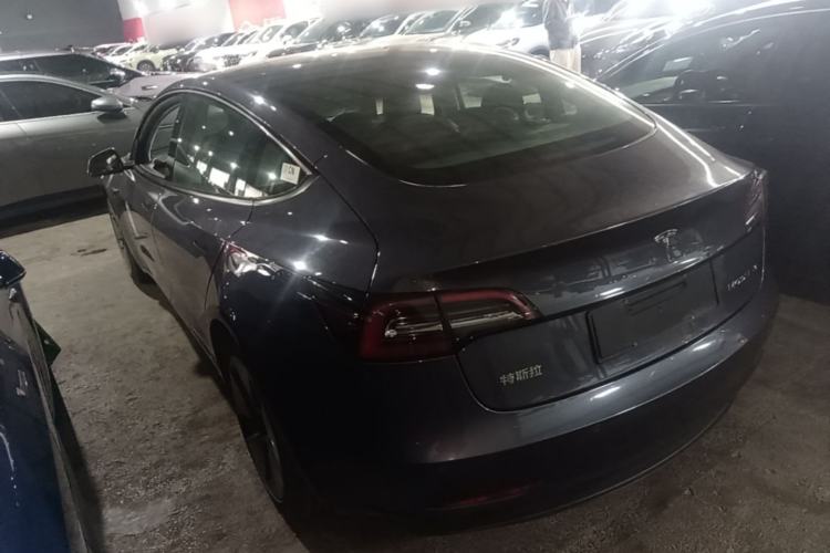 Used Tesla Model 3 2021 Standard Range Rear-Drive Upgraded Version Rear Left 45 Deg