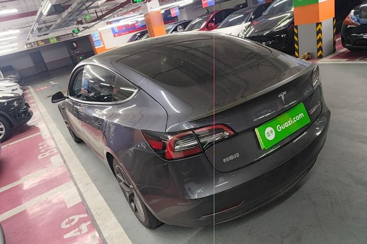 Used Tesla Model 3 2021 Revised Version II – Performance High-Performance All-Wheel-Drive Edition Rear Left 45 Deg