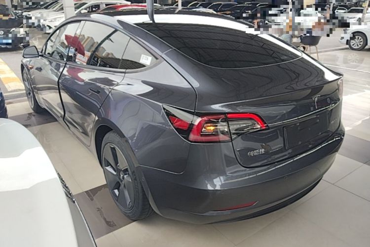 Used Tesla Model 3 2021 Standard Range Rear-Drive Upgraded Version Rear Left 45 Deg