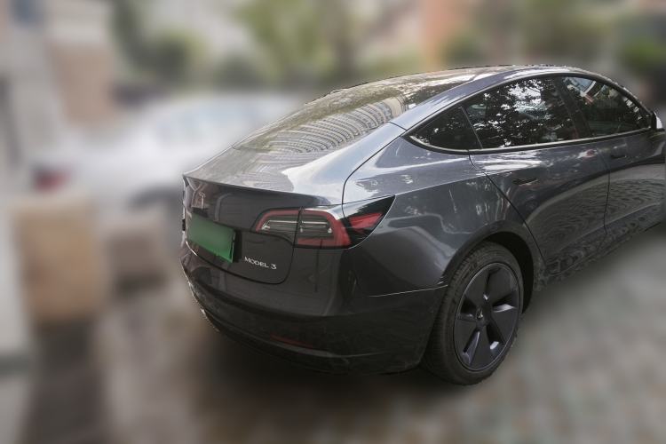 Used Tesla Model 3 2021 Standard Range Rear-Wheel Drive Upgraded Version 3D6 Rear Right 45 Deg