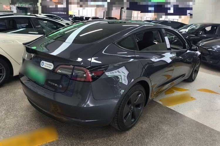 Used Tesla Model 3 2021 Revised Version Standard Range Rear-Wheel Drive Upgraded Edition 3D1 Rear Right 45 Deg