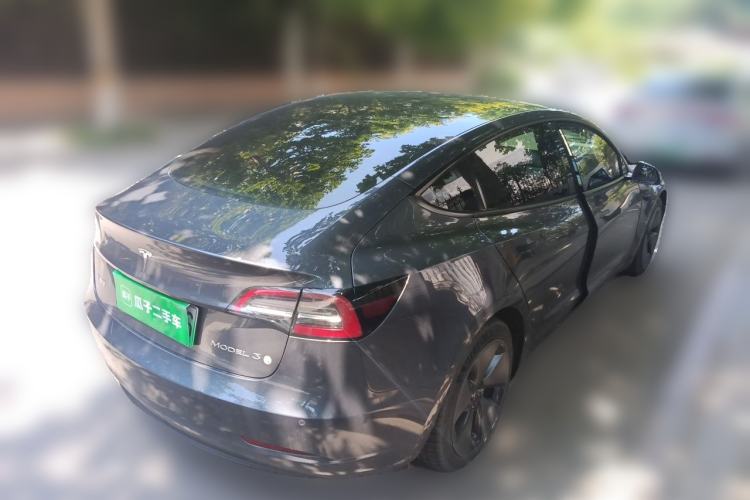 Used Tesla Model 3 2021 Standard Range Rear-Wheel Drive Upgraded Version 3D6 Rear Right 45 Deg