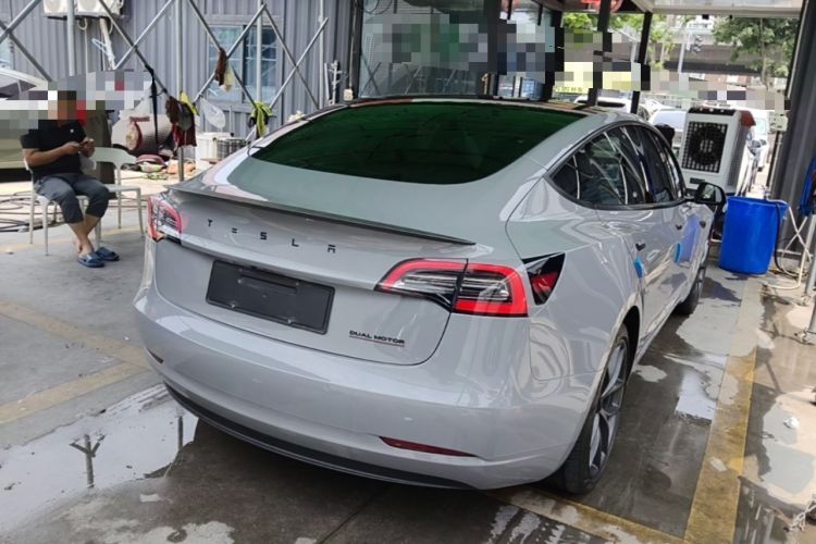 Used Tesla Model 3 2021 Revised Version II – Performance High-Performance All-Wheel-Drive Edition Rear Right 45 Deg