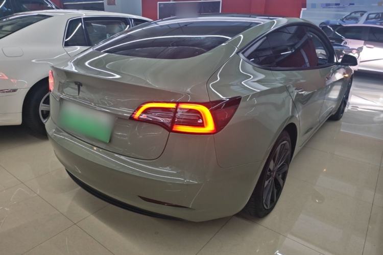 Used Tesla Model 3 2021 Standard Range Rear-Drive Upgraded Version Rear Right 45 Deg