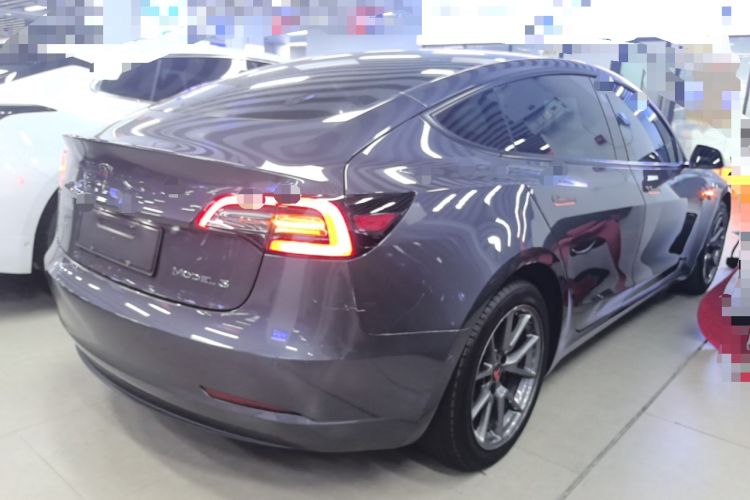 Used Tesla Model 3 2021 Standard Range Rear-Drive Upgraded Version Rear Right 45 Deg
