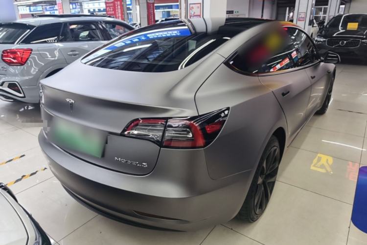 Used Tesla Model 3 2021 Standard Range Rear-Wheel Drive Upgraded Version 3D6 Rear Right 45 Deg