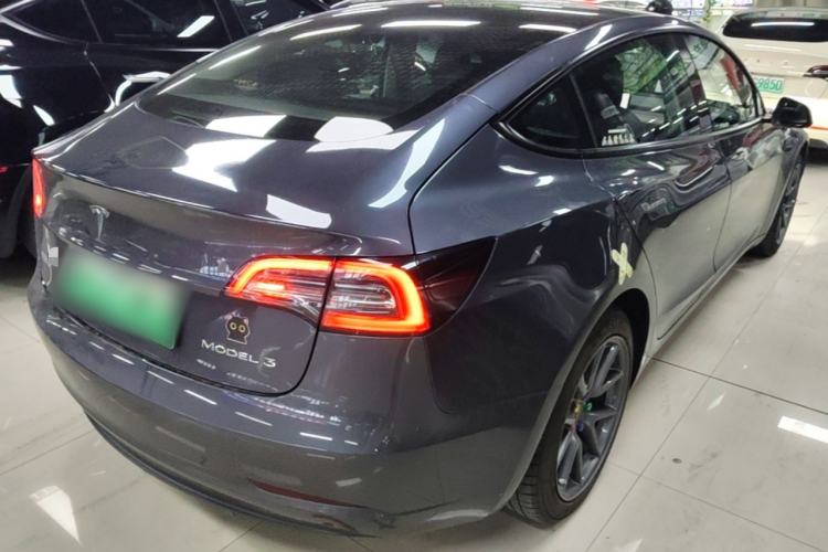 Used Tesla Model 3 2021 Standard Range Rear-Wheel Drive Upgraded Version 3D6 Rear Right 45 Deg