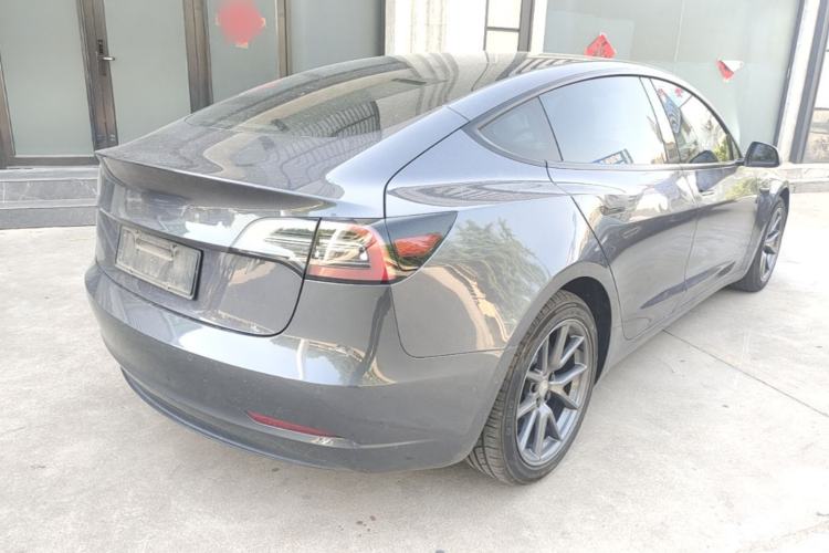 Used Tesla Model 3 2021 Standard Range Rear-Wheel Drive Upgraded Version 3D6 Rear Right 45 Deg