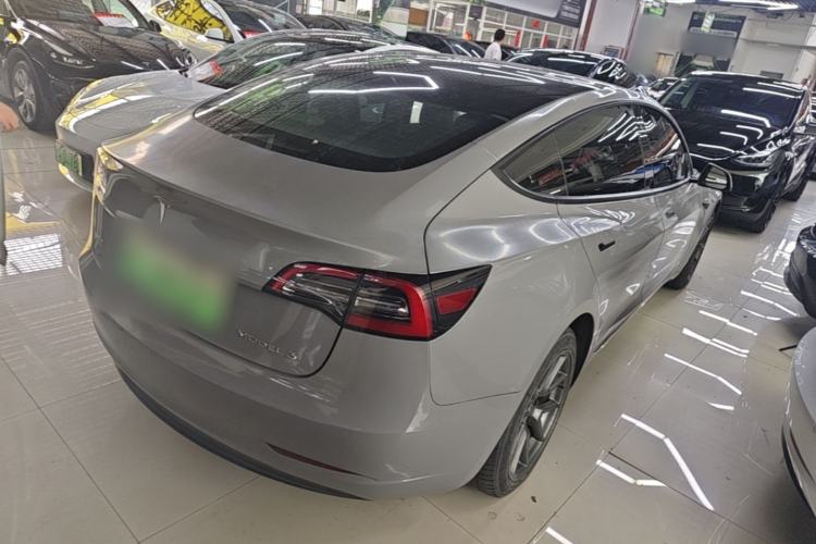 Used Tesla Model 3 2021 Standard Range Rear-Wheel Drive Upgraded Version 3D6 Rear Right 45 Deg