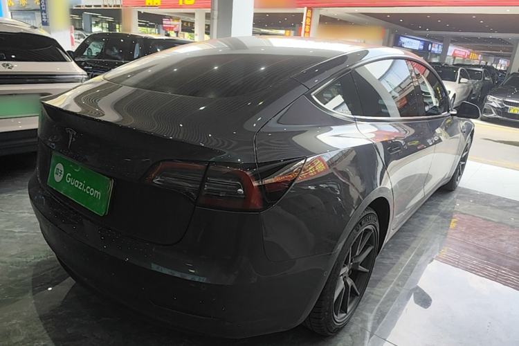 Used Tesla Model 3 2021 Standard Range Rear-Wheel Drive Upgraded Version 3D6 Rear Right 45 Deg