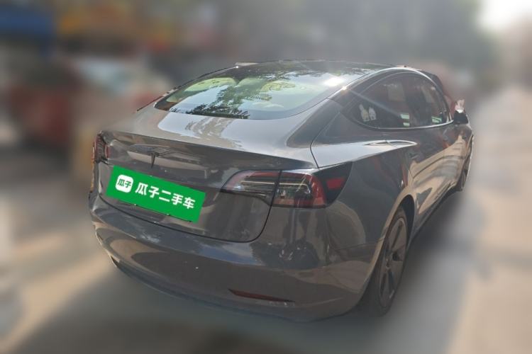 Used Tesla Model 3 2021 Standard Range Rear-Drive Upgraded Version Rear Right 45 Deg