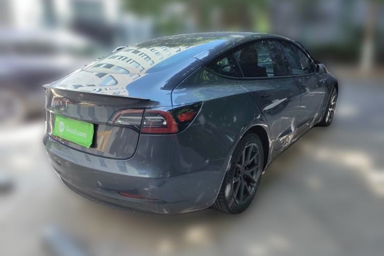 Used Tesla Model 3 2021 Standard Range Rear-Wheel Drive Upgraded Version 3D6 Rear Right 45 Deg