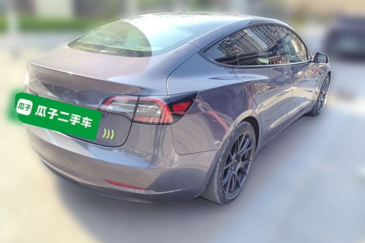 Used Tesla Model 3 2021 Standard Range Rear-Wheel Drive Upgraded Version 3D6 Rear Right 45 Deg
