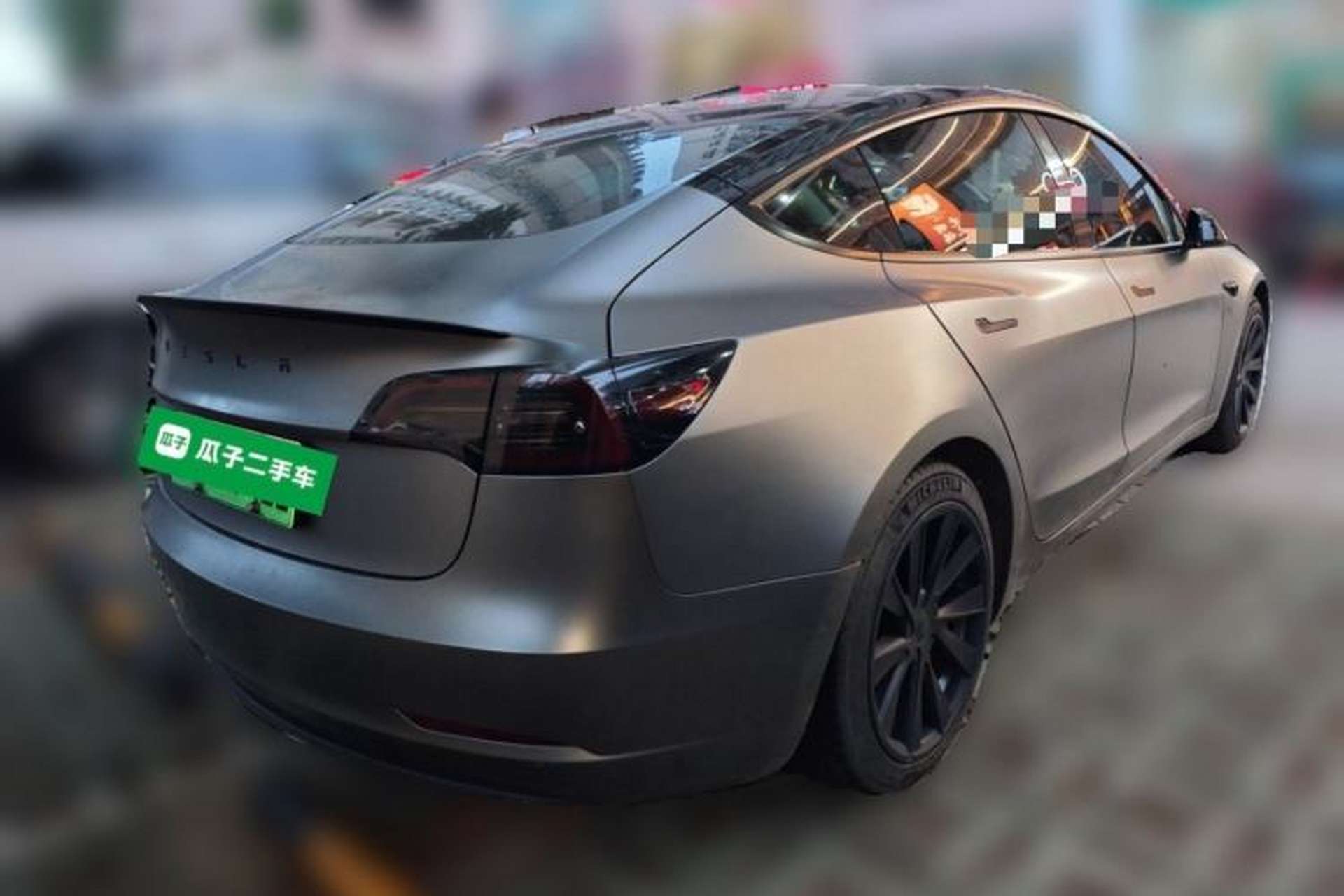Used Tesla Model 3 2021 Standard Range Rear-Drive Upgraded Version Rear Right 45 Deg