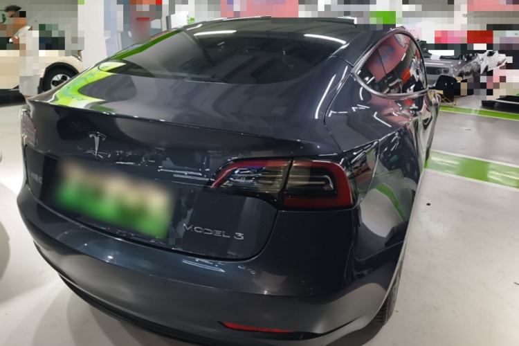 Used Tesla Model 3 2021 Standard Range Rear-Wheel Drive Upgraded Version 3D6 Rear Right 45 Deg