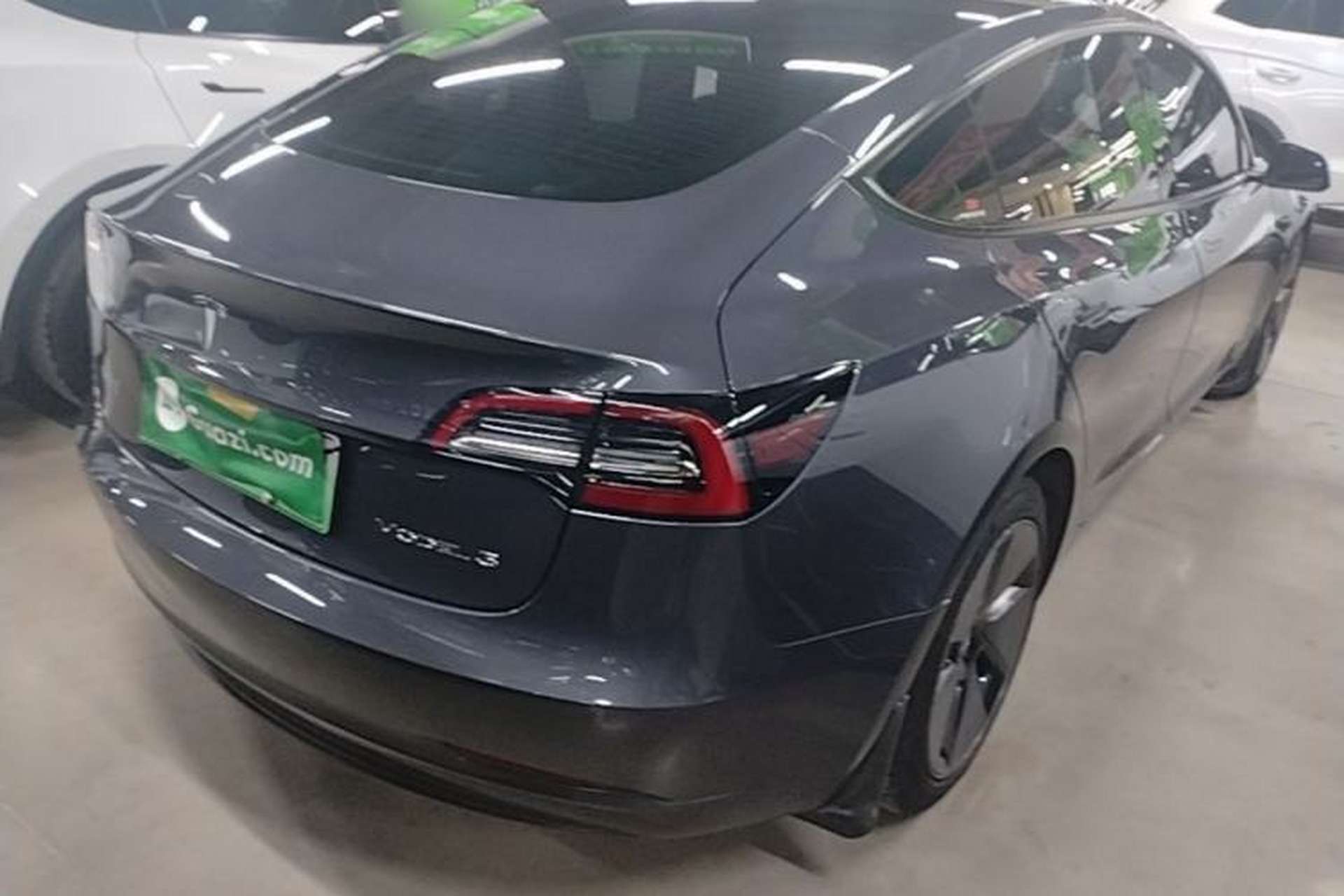 Used Tesla Model 3 2021 Standard Range Rear-Drive Upgraded Version Rear Right 45 Deg