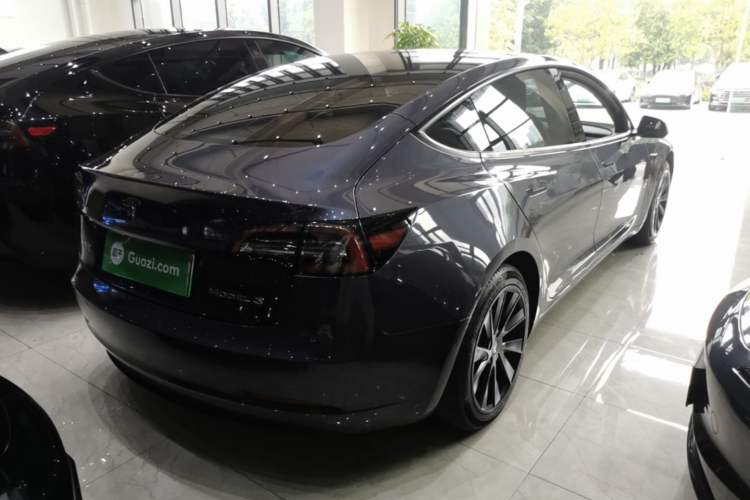 Used Tesla Model 3 2021 Revised Version Standard Range Rear-Wheel Drive Upgraded Edition 3D1 Rear Right 45 Deg
