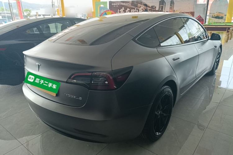 Used Tesla Model 3 2021 Standard Range Rear-Wheel Drive Upgraded Version 3D6 Rear Right 45 Deg