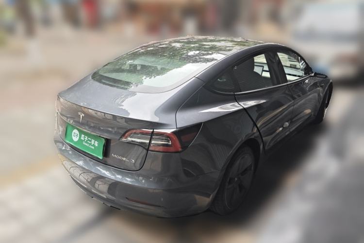 Used Tesla Model 3 2021 Standard Range Rear-Wheel Drive Upgraded Version 3D6 Rear Right 45 Deg