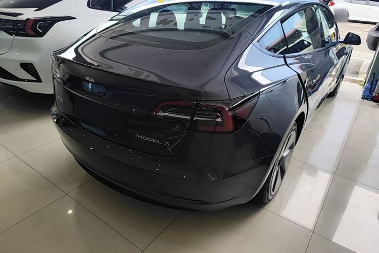 Used Tesla Model 3 2021 Standard Range Rear-Drive Upgraded Version Rear Right 45 Deg