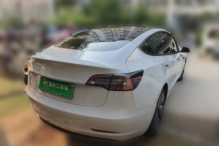 Used Tesla Model 3 2021 Standard Range Rear-Wheel Drive Upgraded Version 3D6 Rear Right 45 Deg