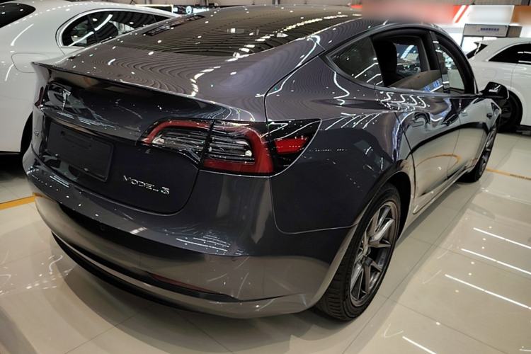 Used Tesla Model 3 2021 Revised Version Standard Range Rear-Wheel Drive Upgraded Edition 3D1 Rear Right 45 Deg