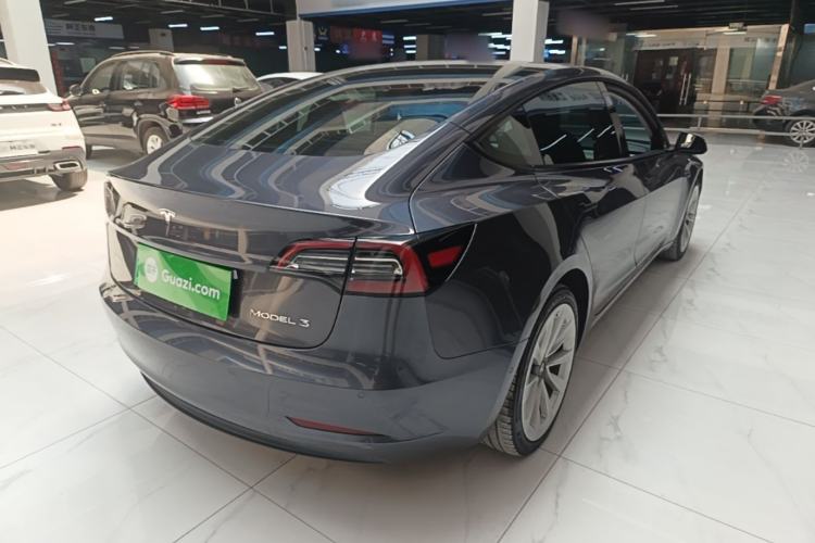Used Tesla Model 3 2021 Standard Range Rear-Wheel Drive Upgraded Version 3D6 Rear Right 45 Deg