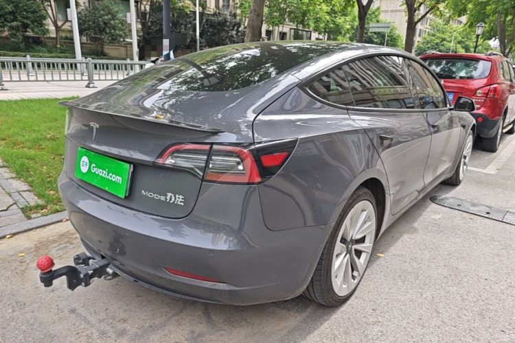 Used Tesla Model 3 2021 Revised Version Standard Range Rear-Wheel Drive Upgraded Edition 3D1 Rear Right 45 Deg