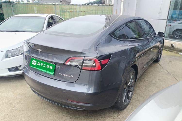 Used Tesla Model 3 2021 Revised Version Standard Range Rear-Wheel Drive Upgraded Edition 3D1 Rear Right 45 Deg