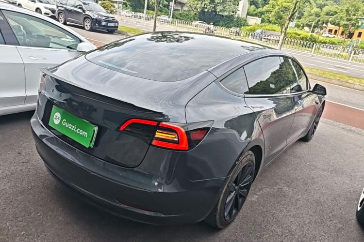 Used Tesla Model 3 2021 Standard Range Rear-Wheel Drive Upgraded Version 3D6 Rear Right 45 Deg