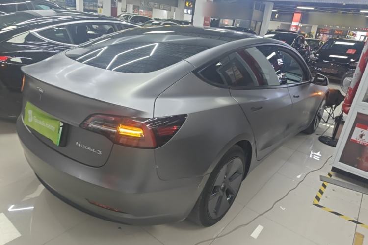 Used Tesla Model 3 2021 Revised Version Standard Range Rear-Wheel Drive Upgraded Edition 3D1 Rear Right 45 Deg
