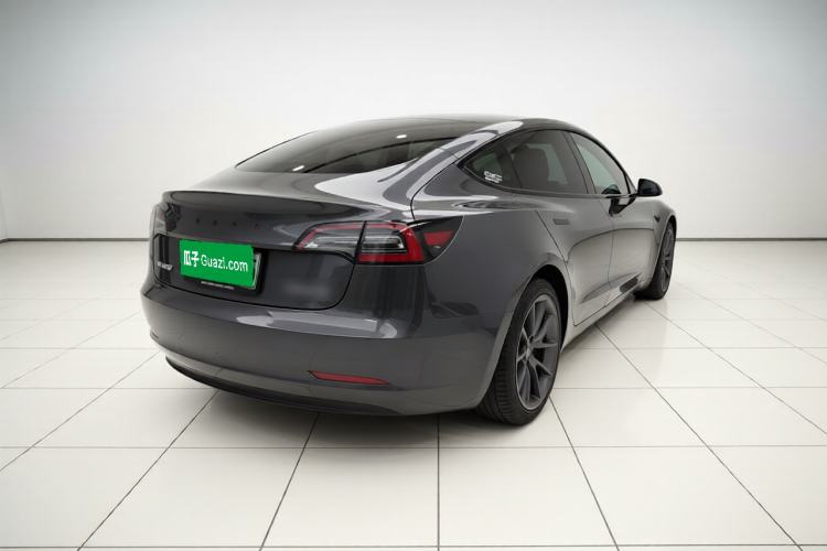 Used Tesla Model 3 2021 Revised Version Standard Range Rear-Wheel Drive Upgraded Edition 3D1 Rear Right 45 Deg