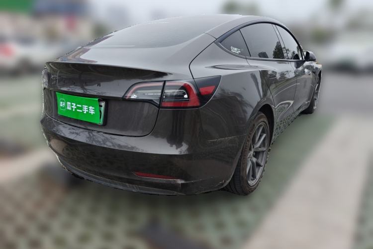 Used Tesla Model 3 2021 Revised Version Standard Range Rear-Wheel Drive Upgraded Edition 3D1 Rear Right 45 Deg
