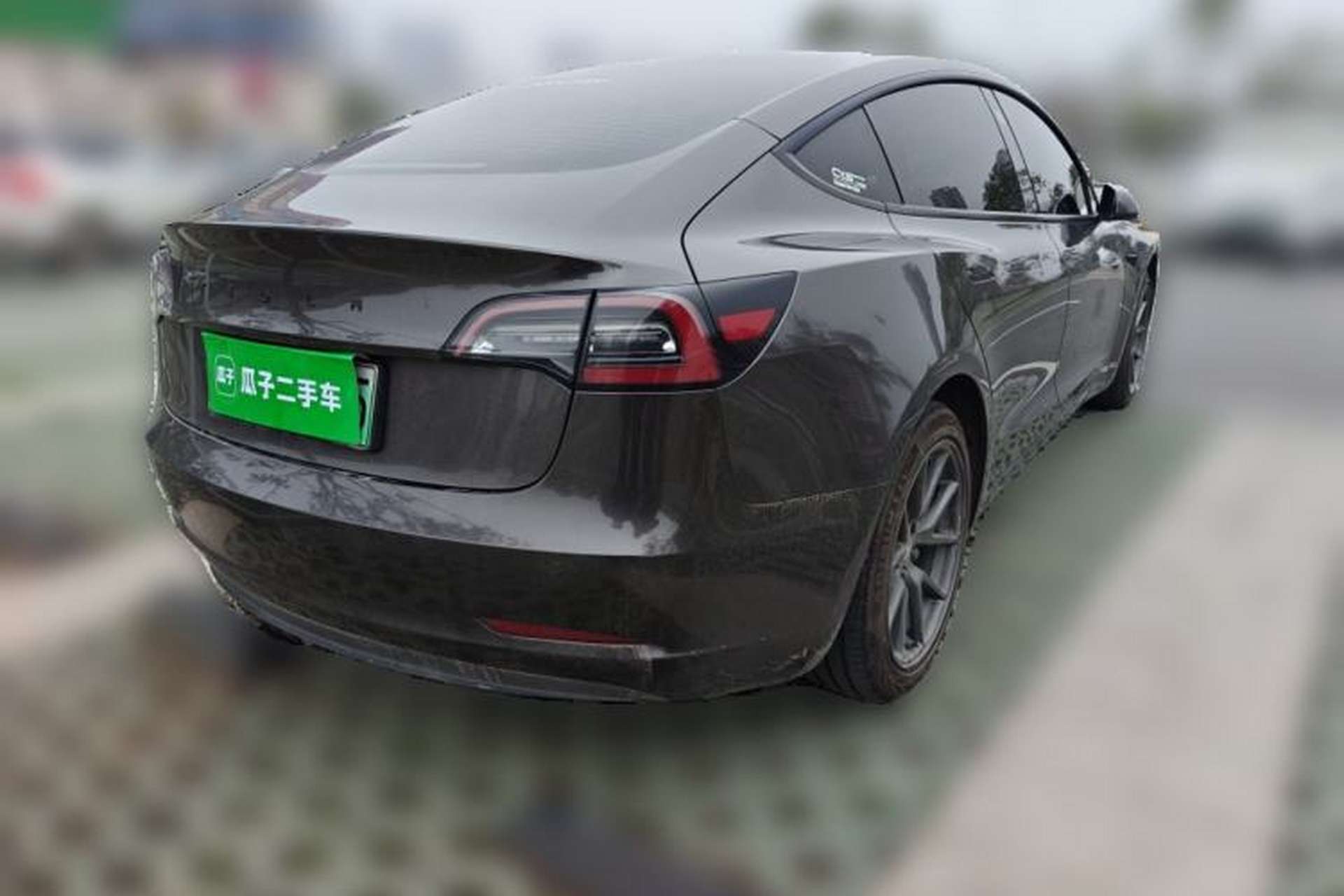 Used Tesla Model 3 2021 Revised Version Standard Range Rear-Wheel Drive Upgraded Edition 3D1 Rear Right 45 Deg