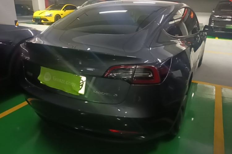 Used Tesla Model 3 2021 Standard Range Rear-Drive Upgraded Version Rear Right 45 Deg