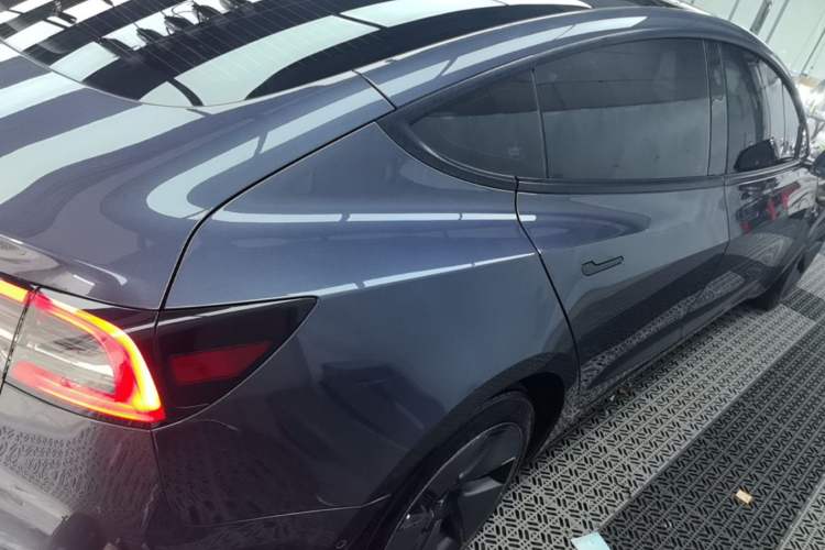 Used Tesla Model 3 2021 Standard Range Rear-Wheel Drive Upgraded Version 3D6 Rear Right 45 Deg
