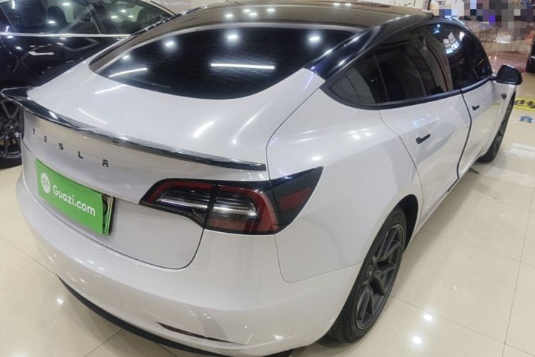 Used Tesla Model 3 2021 Revised Version Standard Range Rear-Wheel Drive Upgraded Edition 3D1 Rear Right 45 Deg