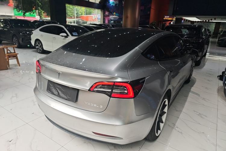 Used Tesla Model 3 2021 Standard Range Rear-Wheel Drive Upgraded Version 3D6 Rear Right 45 Deg
