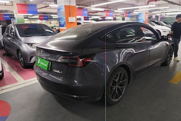 Used Tesla Model 3 2021 Revised Version II – Performance High-Performance All-Wheel-Drive Edition Rear Right 45 Deg