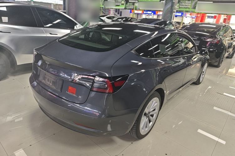 Used Tesla Model 3 2021 Standard Range Rear-Wheel Drive Upgraded Version 3D6 Rear Right 45 Deg