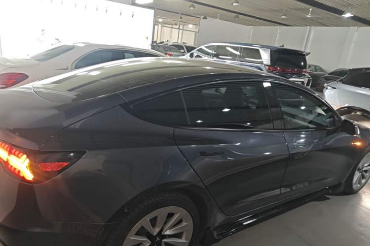 Used Tesla Model 3 2021 Revised Version Standard Range Rear-Wheel Drive Upgraded Edition 3D1 Rear Right 45 Deg