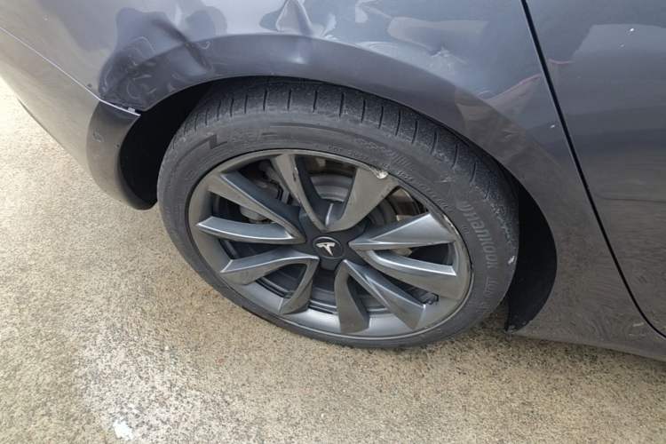 Used Tesla Model 3 2021 Revised Version Standard Range Rear-Wheel Drive Upgraded Edition 3D1 Right Rear Wheel Hub
