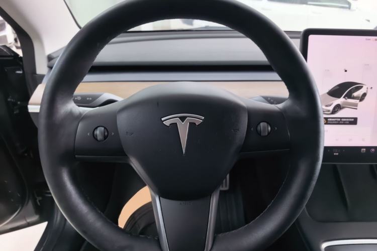 Used Tesla Model 3 2021 Performance High-Performance All-Wheel-Drive Version Steering Wheel