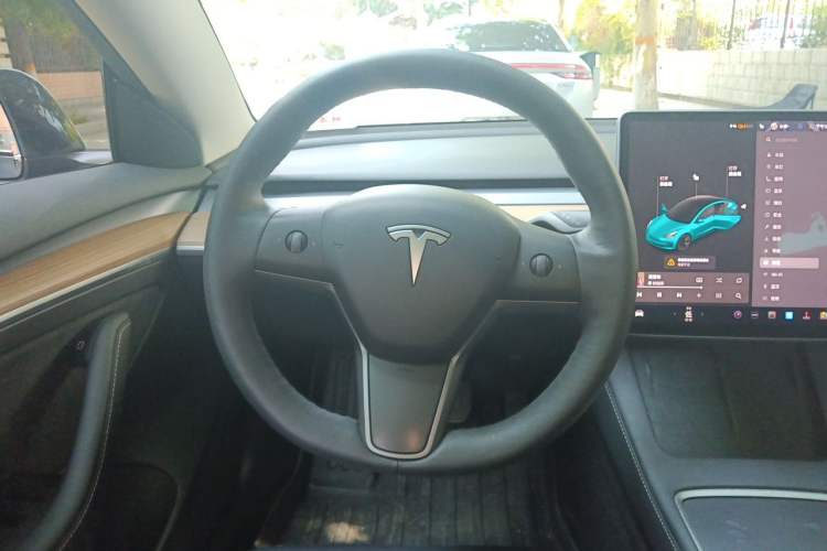 Used Tesla Model 3 2021 Standard Range Rear-Wheel Drive Upgraded Version 3D6 Steering Wheel