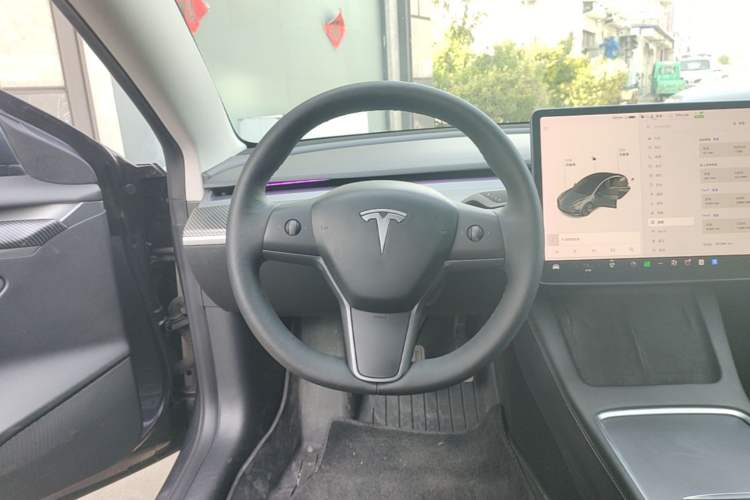 Used Tesla Model 3 2021 Standard Range Rear-Wheel Drive Upgraded Version 3D6 Steering Wheel