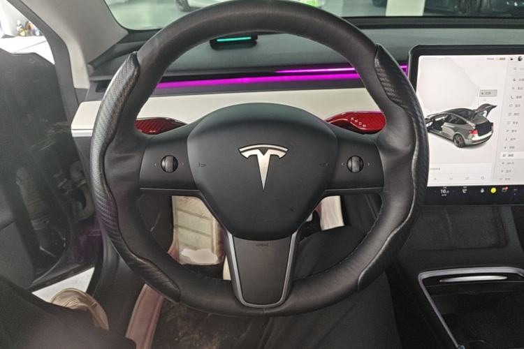 Used Tesla Model 3 2021 Performance High-Performance All-Wheel-Drive Version Steering Wheel