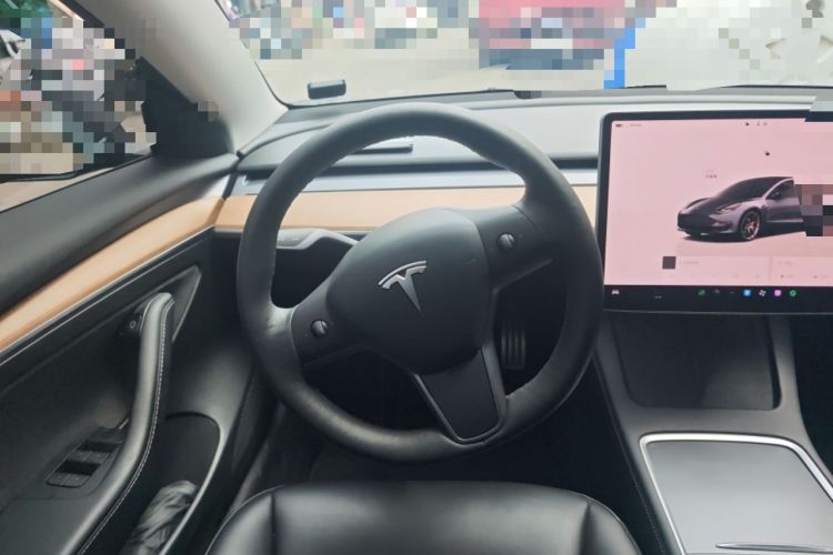 Used Tesla Model 3 2021 Revised Version II – Performance High-Performance All-Wheel-Drive Edition Steering Wheel