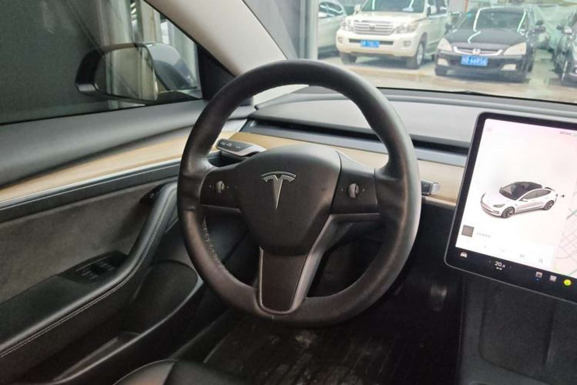 Used Tesla Model 3 2021 Standard Range Rear-Wheel Drive Upgraded Version 3D6 Steering Wheel